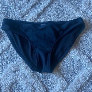 Plain black swim bottoms